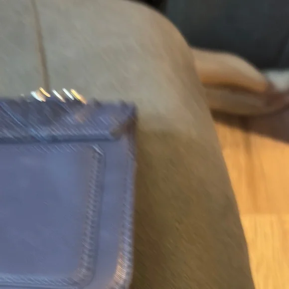 Elegant denim Blue Quilted Bag Set Bradley mischka bundle - Picture 6 of 11